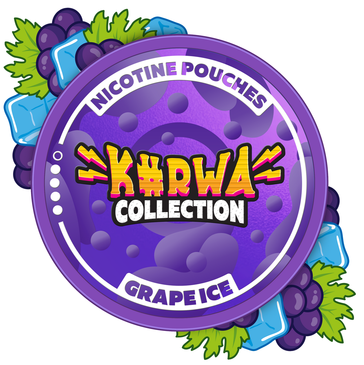 K#RWA Collection Grape Ice 12mg