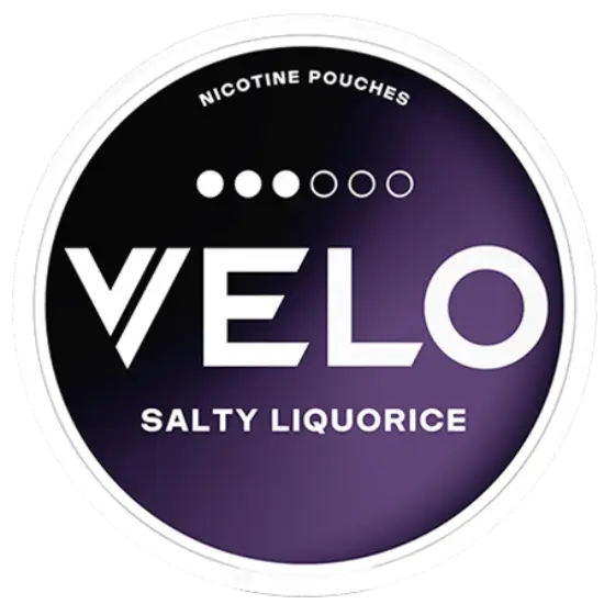 Velo Salty Liquorice 20mg