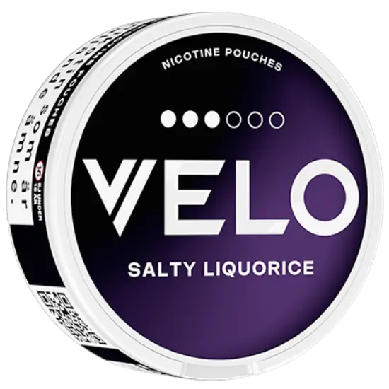 Velo Salty Liquorice 20mg