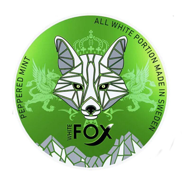 White Fox Peppered Mint Slim Nikotinbeutel