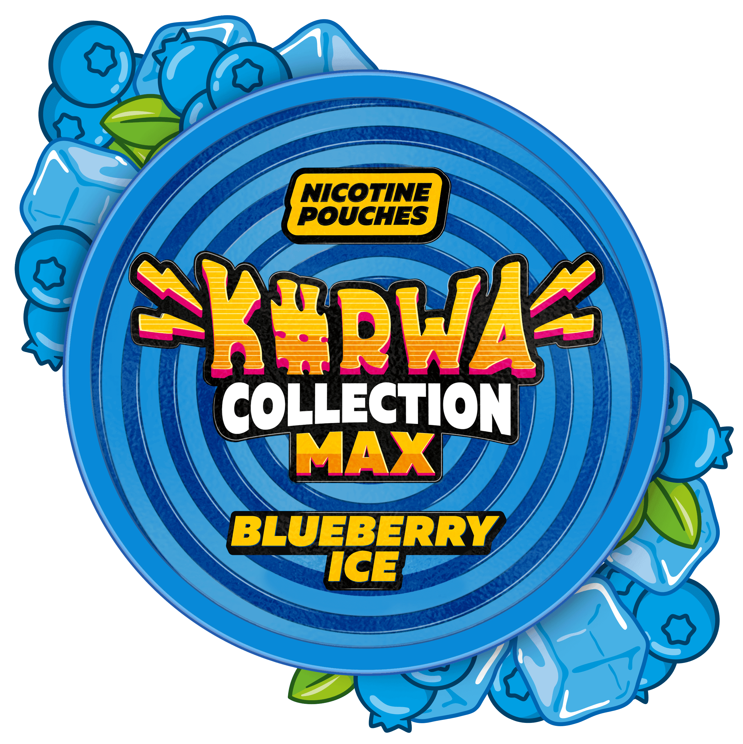 Collection-Max-Blueberry-Ice-mockup-front-can K#RWA Collection MAX Blueberry Ice 70mg