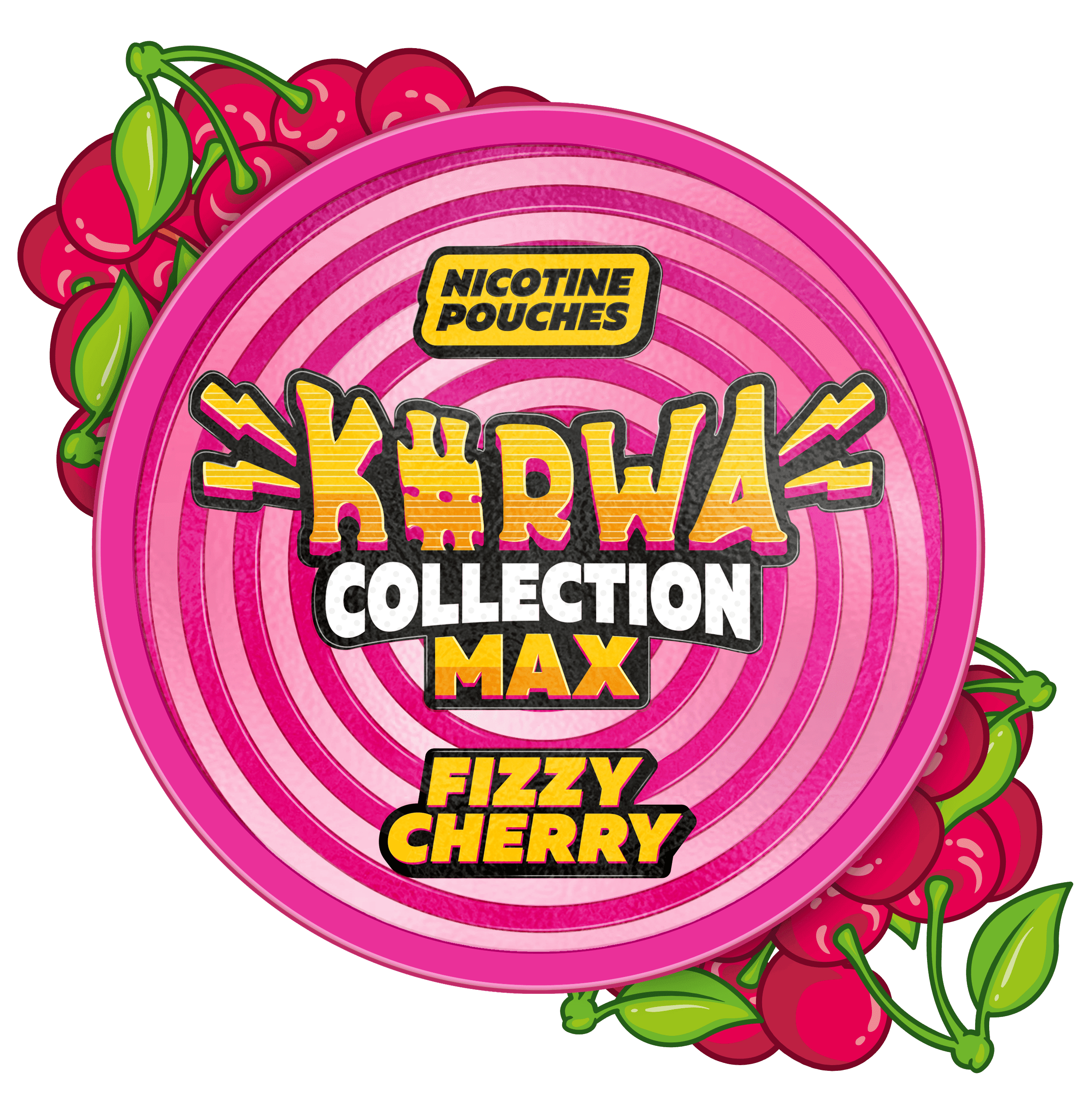Collection-Max-Fizzy-Cherry-mockup-front-can K#RWA Collection MAX Fizzy Cherry 70mg