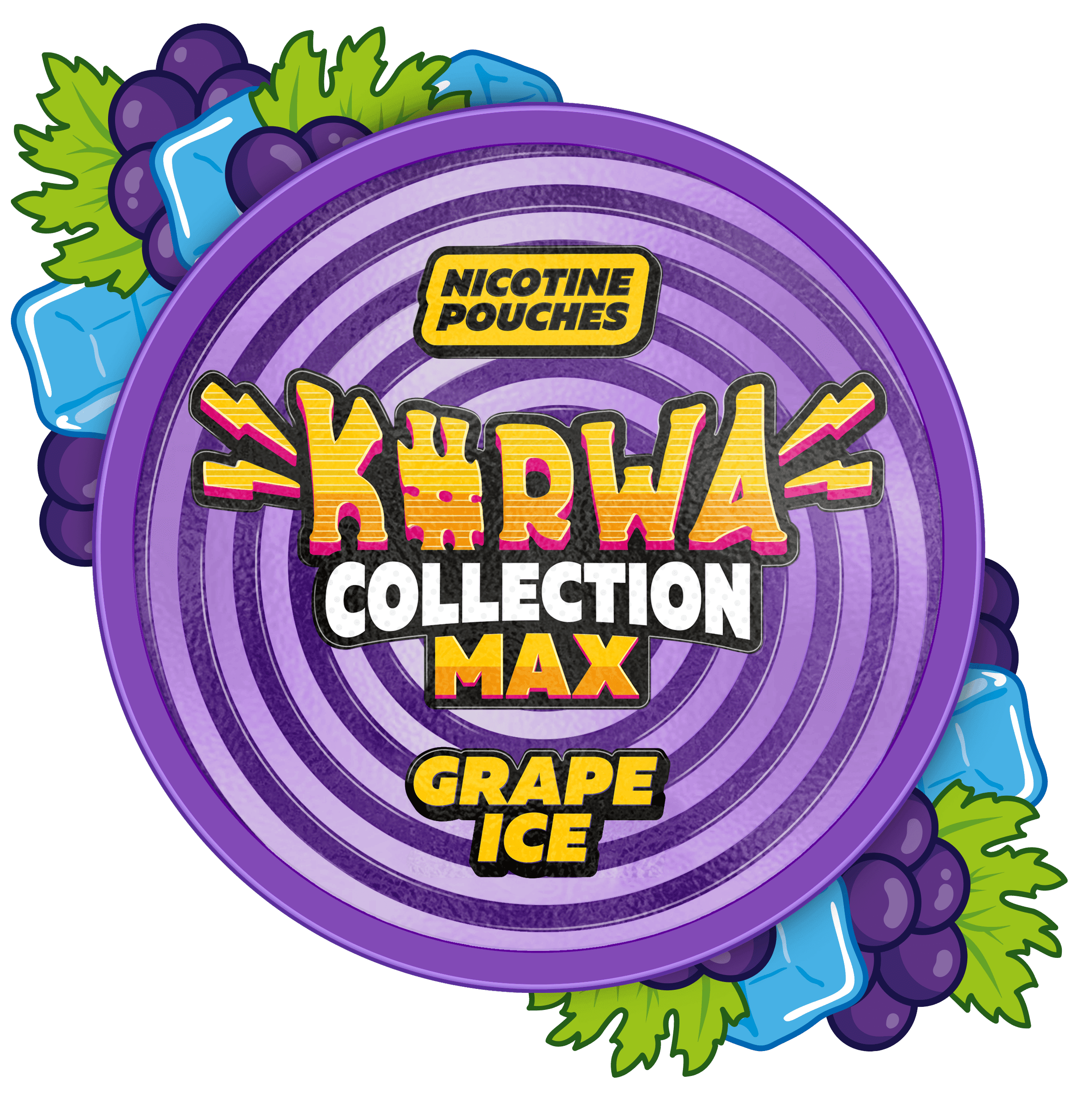 Collection-Max-Grape-Ice-mockup-front-can K#RWA Collection MAX Grape Ice 70mg