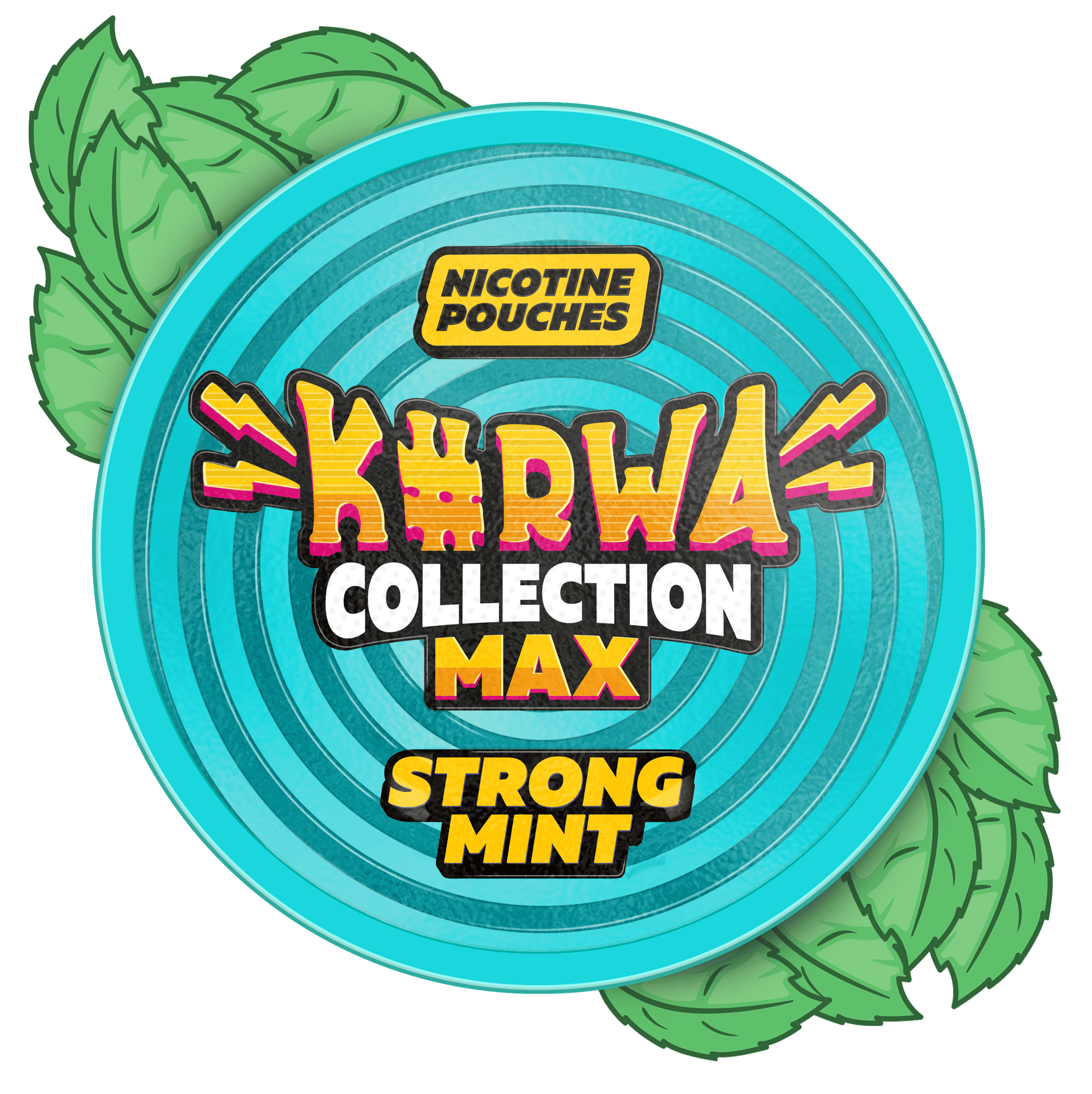 Collection-Max-strong-mint-mockup-front-can K#RWA Collection MAX Strong Mint 70mg